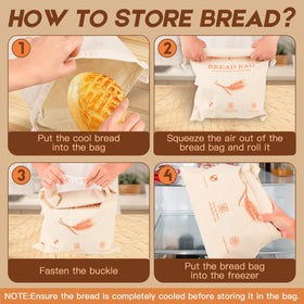 HOYEEFOU reusable bags prevent cross-flavoring with washable, food-grade fabric.