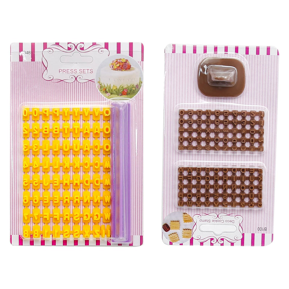 Hoypeyfiy 172pcs alphabet-number-symbols cutters for precise cookie decoration and clay crafting