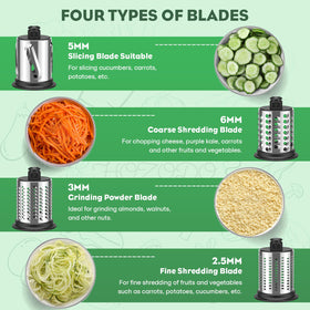 HOZODO 5 mm slicing blade close-up for thin, uniform cuts