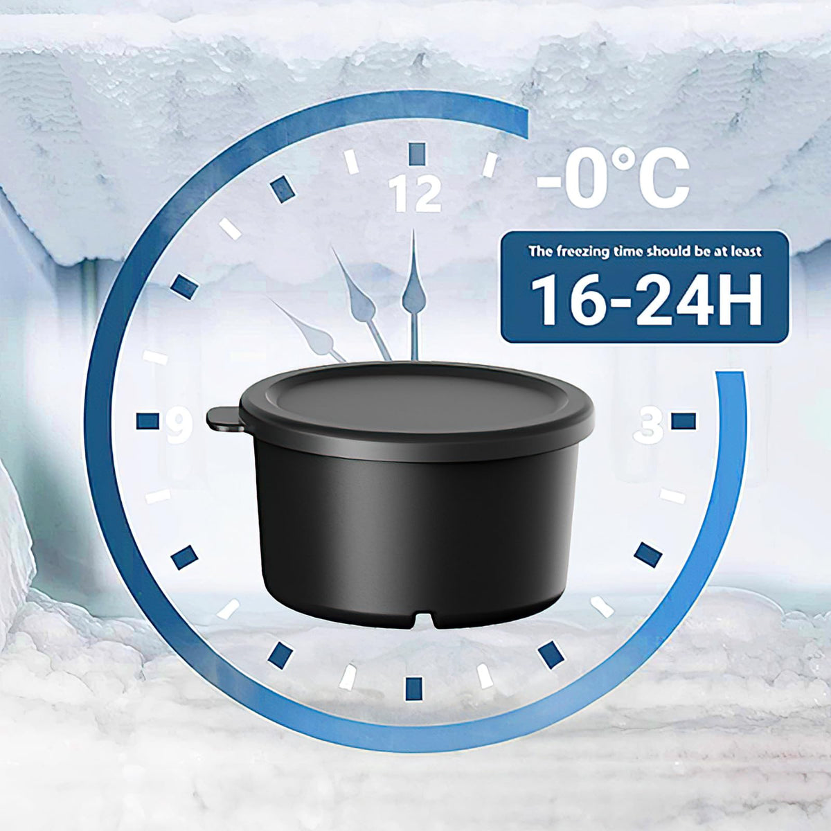 Eight HOZODO molds for freezing water juice or dairy for icy snacks.