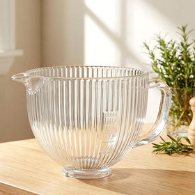 HOZODO bowl offers a clear view of mixing progress.