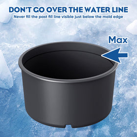 HOZODO BPA free lids for KitchenAid ice molds ensuring freshness.