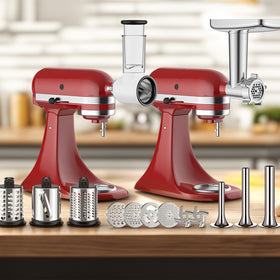 HOZODO attachments in use with KitchenAid for effortless meal prep