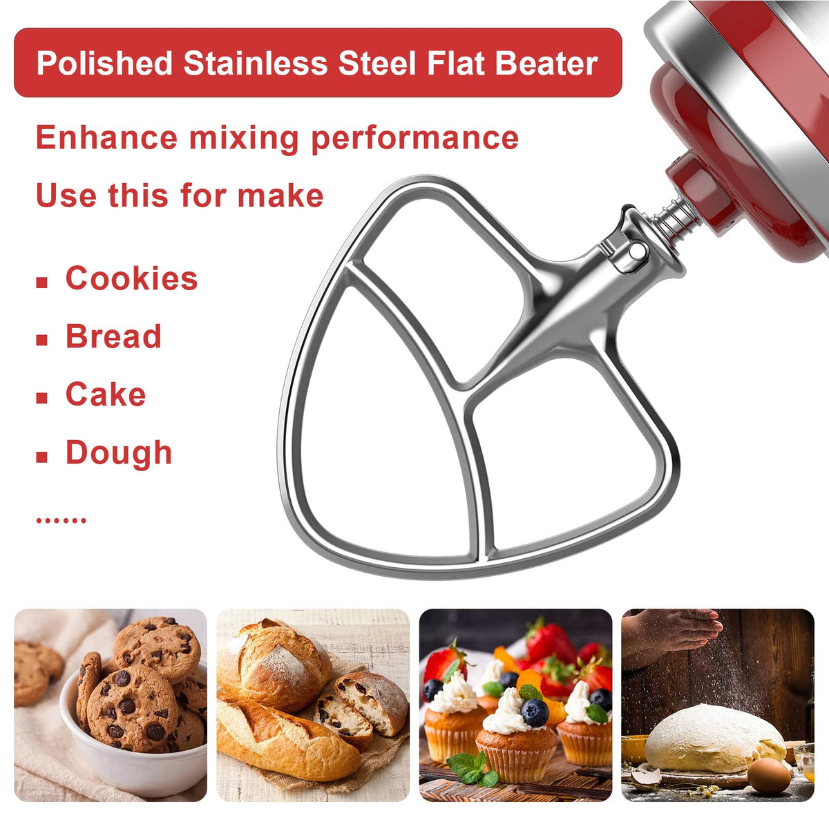 HOZODO safety buckle design ensuring shake-free mixing for pastries and batters.