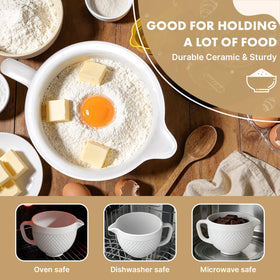 Hozodo textured white design adds style to any kitchen