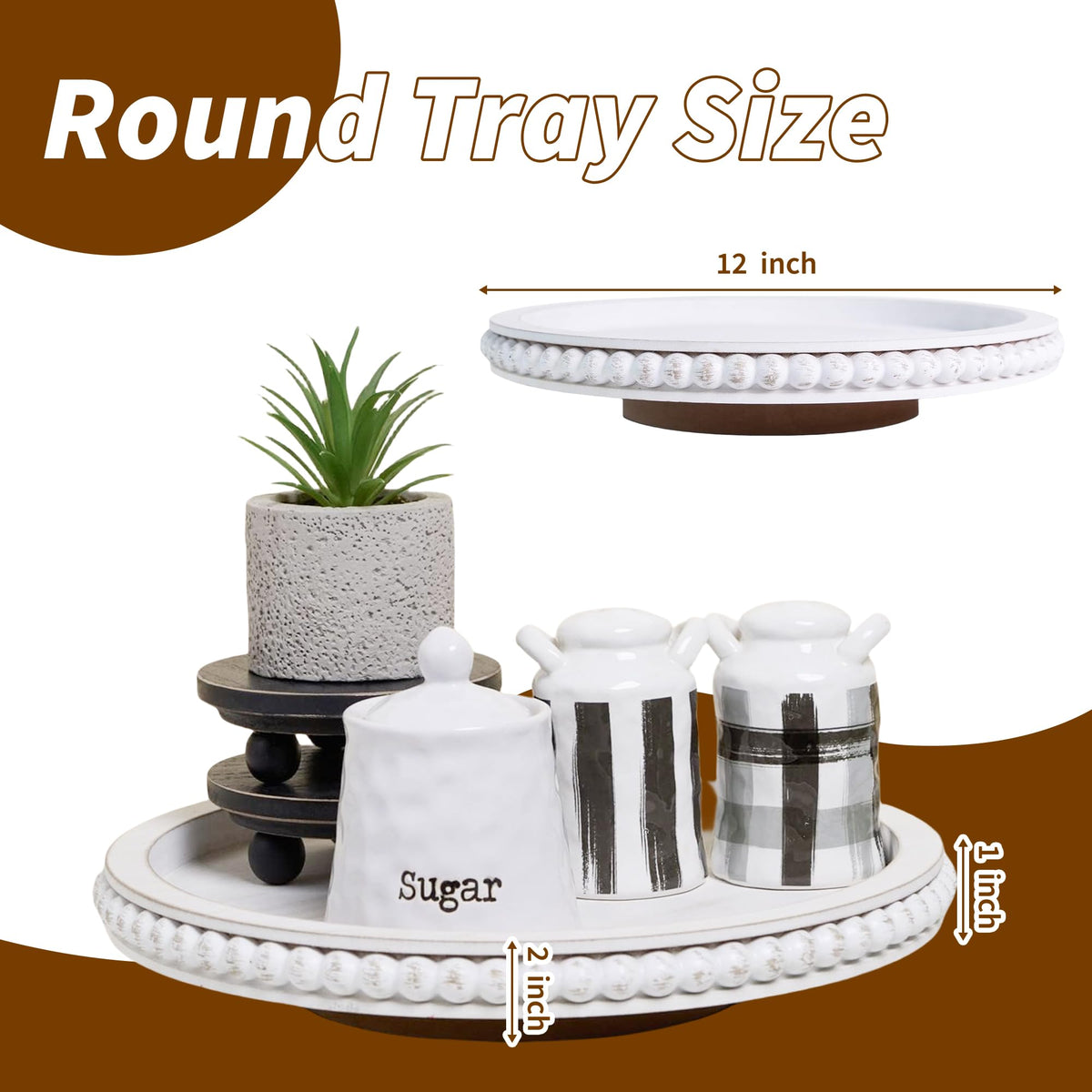 HPC Decor 12-inch round turntable keeps spices and snacks neatly accessible.