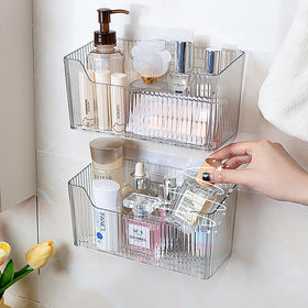 HQahnekme cabinet door organizer loaded with daily essentials on the go.