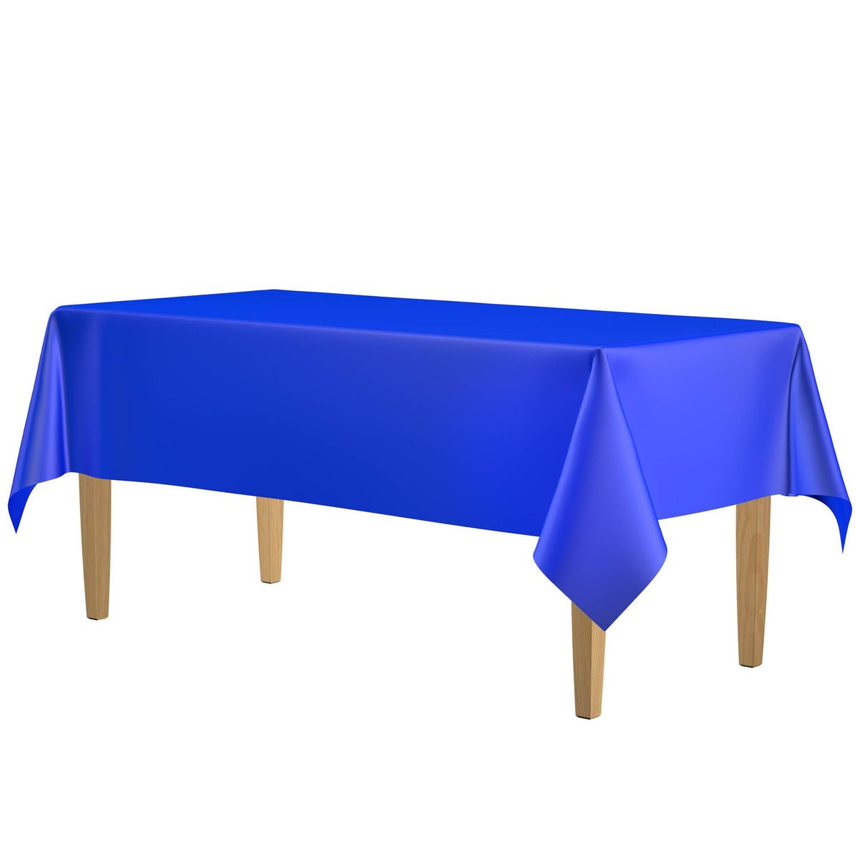 HSGUS blue tablecloth from the color collection offers theme versatility.