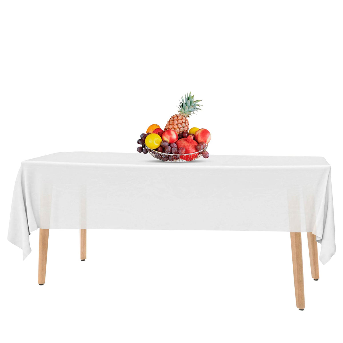 HSGUS outdoor party tablecloth enables fast, tidy cleanup.