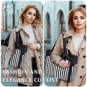 HSHRICH lunch bag with removable shoulder strap offering versatile carrying options for busy days.