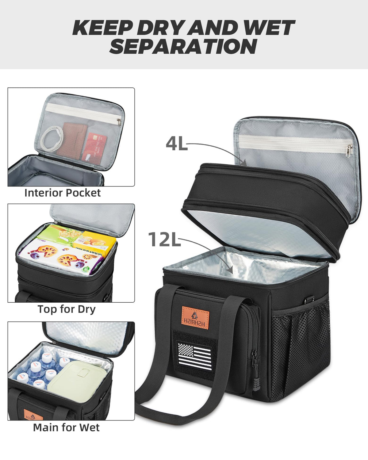 HSHRISH 6mm insulation foam preserves meal temperature for hours.
