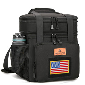 HSHRISH expandable lunch box with dual compartments for versatile meal organization.