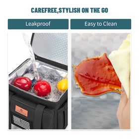 Waterproof exterior of HSHRISH bag protects contents outdoors