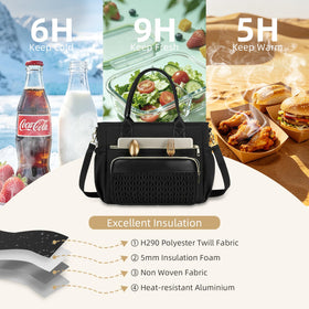 HSHRISH wide-mouth design enables easy access to contents.