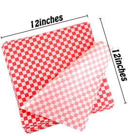 Hslife grease-resistant deli paper keeps wraps dry and mess-free.