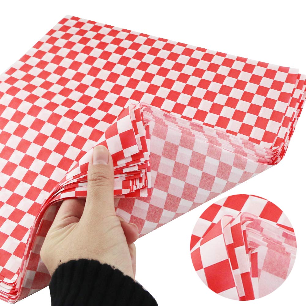 Hslife tear-resistant deli paper sheets ideal for sturdy bread wrapping.