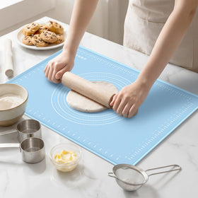 HslyT silicone baking mat full surface view for large dough work