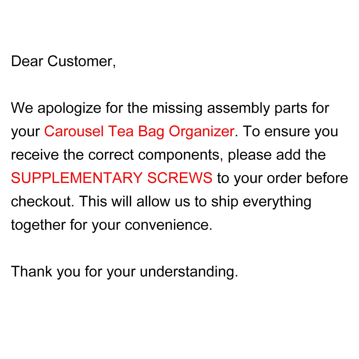 HTB Carousel Tea Bag Organizer spinning carousel demonstrates easy access to flavors