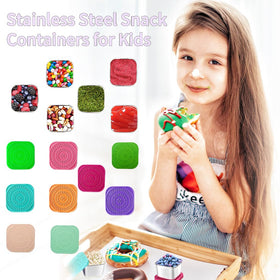 HTEVW 6Pack kid-friendly colors and durable stainless steel