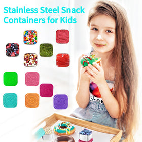 HTEVW colorful kids lunch containers fun designs for school