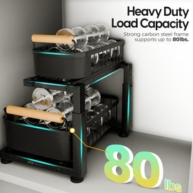 HTH Goods ball-bearing sliding tracks ensure quiet, smooth operation