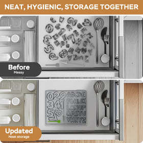 HUAFA cleaning brush and storage box to keep tools organized after crafting