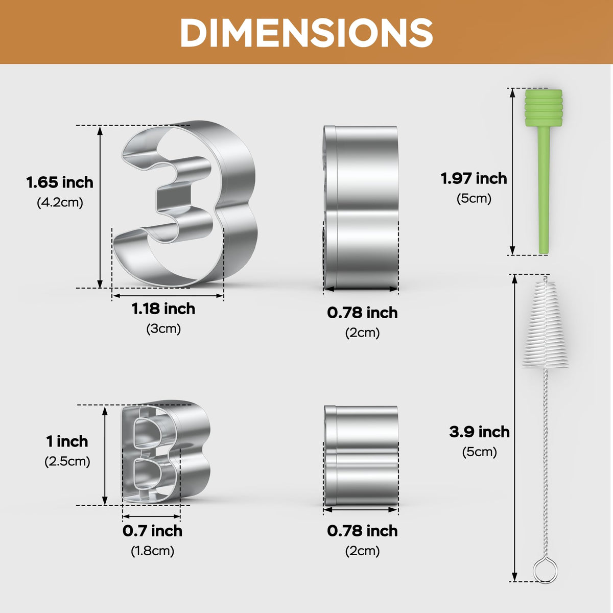 HUAFA stainless steel cookie cutters assembly for durable kitchen use