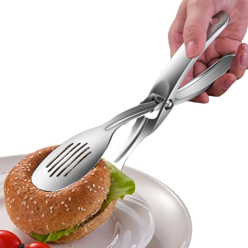 Huakai Kitchen Tongs show premium construction with reinforced rivets for durability
