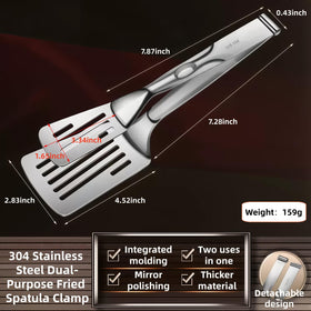 Huakai multiuse tongs ideal for grilling, frying, and entertaining.