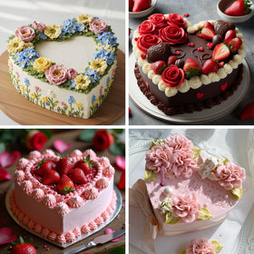 HUAKENER heart pan ideal for weddings and birthdays and party desserts