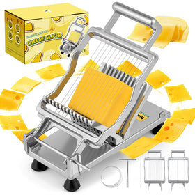Huanyu cheese slicer front view with 316 wire for smooth slices