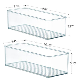 Durable BPA-free plastic drawer bin suitable for everyday use