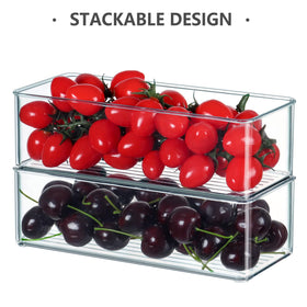 Hudgan handle-design drawer bin features easy grip handles for secure retrieval