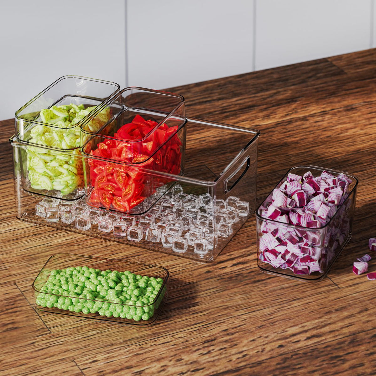 Hudgan Lid covers prevent spills while transporting to the table.