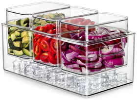 Hudgan Mimosa Bar Accessories with lids enable mess-free beverage service.