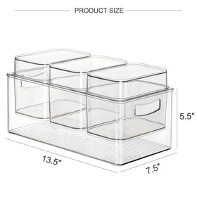 Hudgan Stackable Condiment Containers save fridge and counter space.