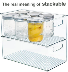 Hudgan straight sides pantry bin in kitchen for organized storage and easy access.
