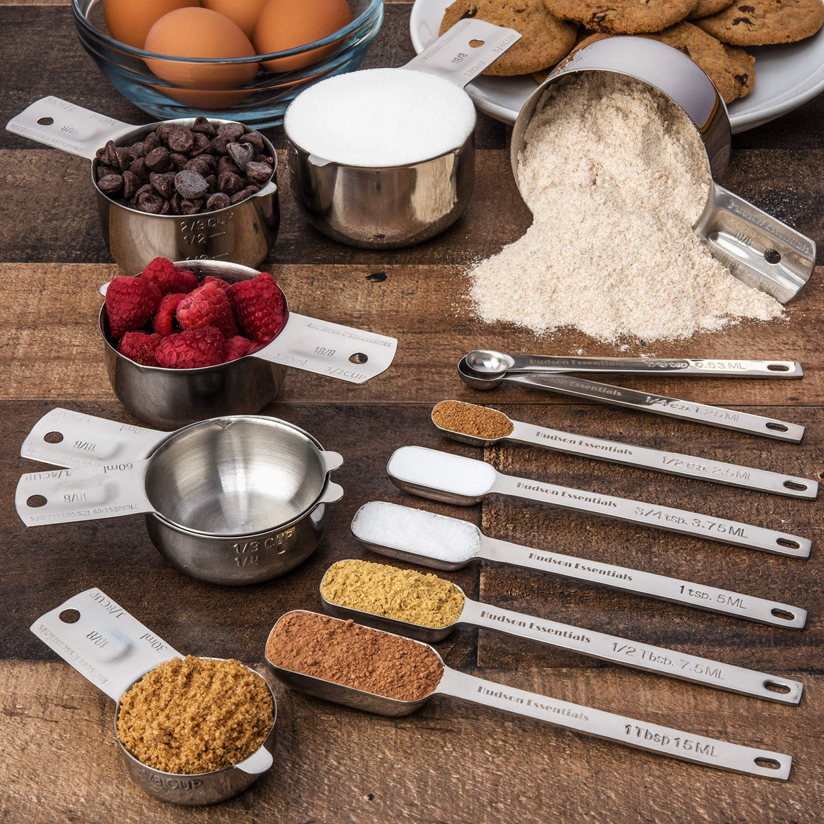 Hudson Essentials dishwasher-safe stainless steel for quick cleanup