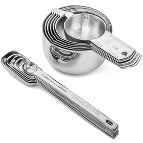 Hudson Essentials set displays stamped measurements on handles and cups