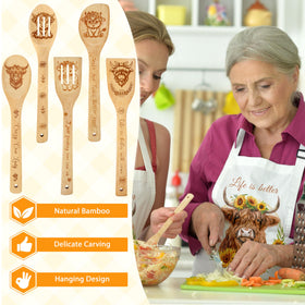 HUFAND bamboo spatula—sturdy flipping for sautéed dishes.