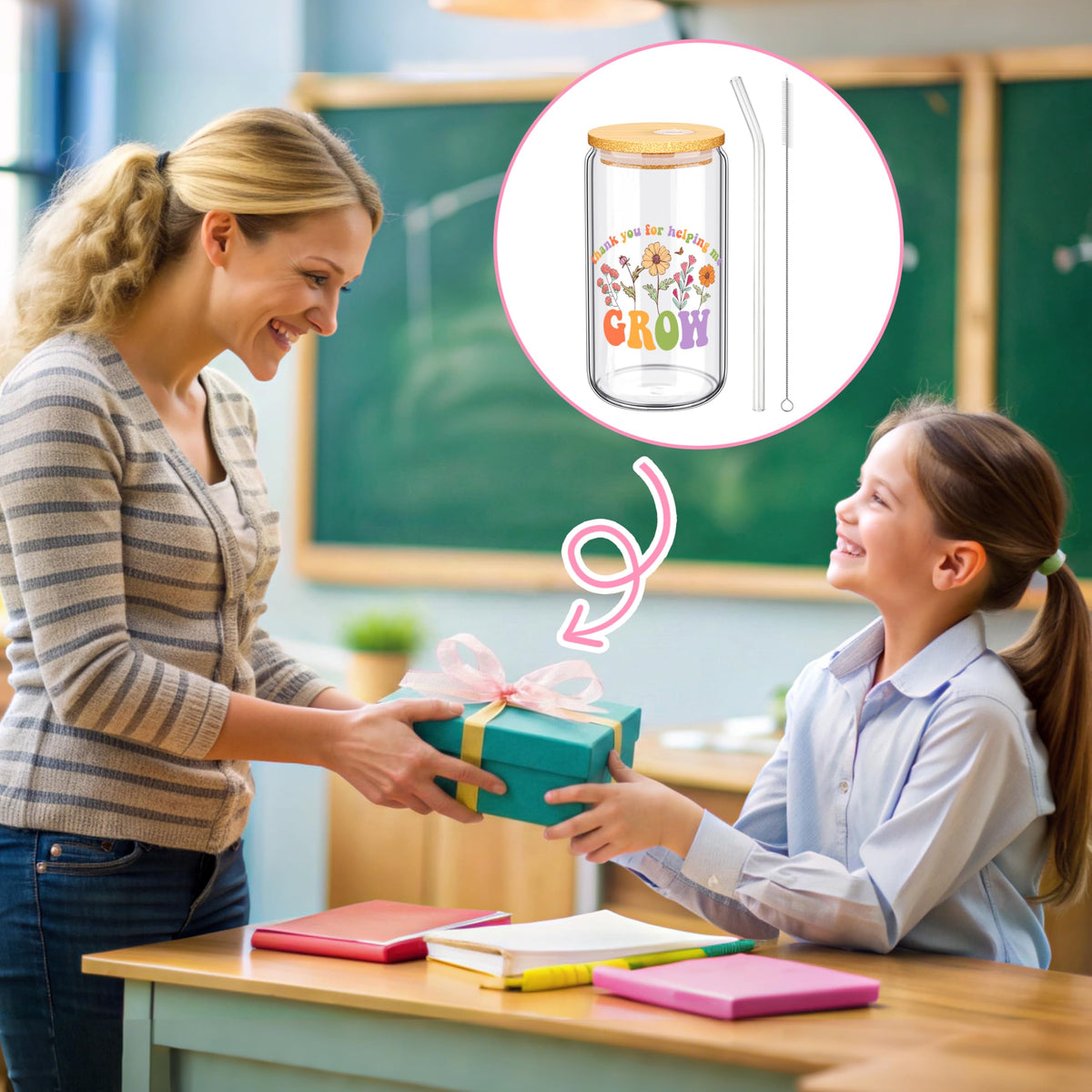 HUFAND gift set ready-to-present for teacher appreciation moments.
