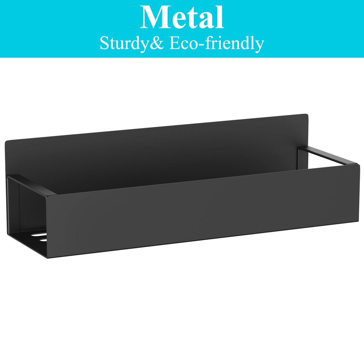 HuggieGems black spice rack matches modern kitchens.