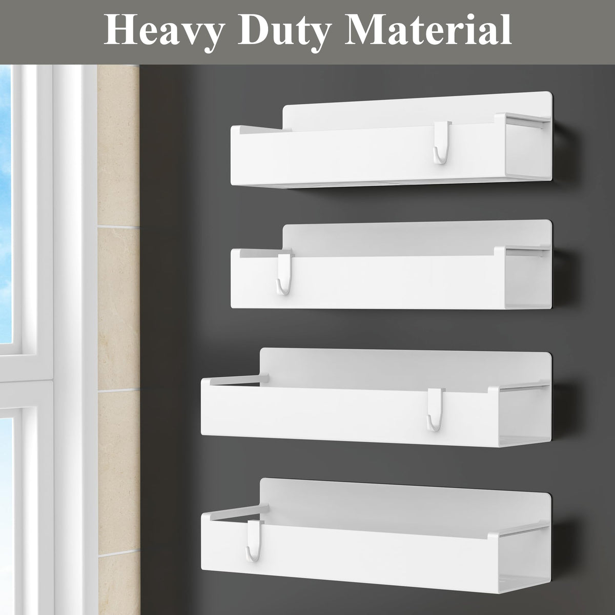 HuggieGems magnetic-spice-rack-easy-access-white demonstrates fast spice grabbing while cooking.