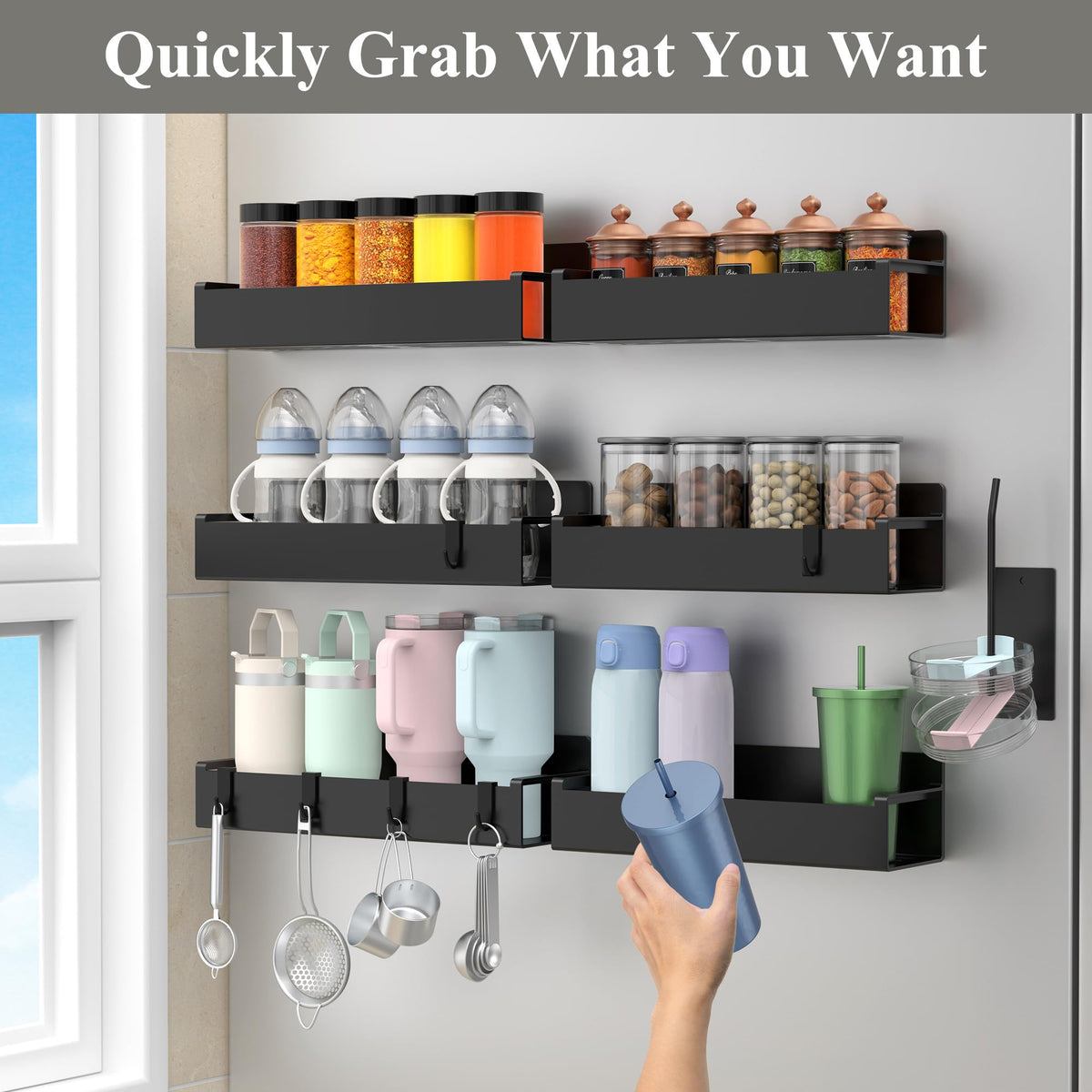 HuggieGems rustproof material stands up to daily kitchen use.