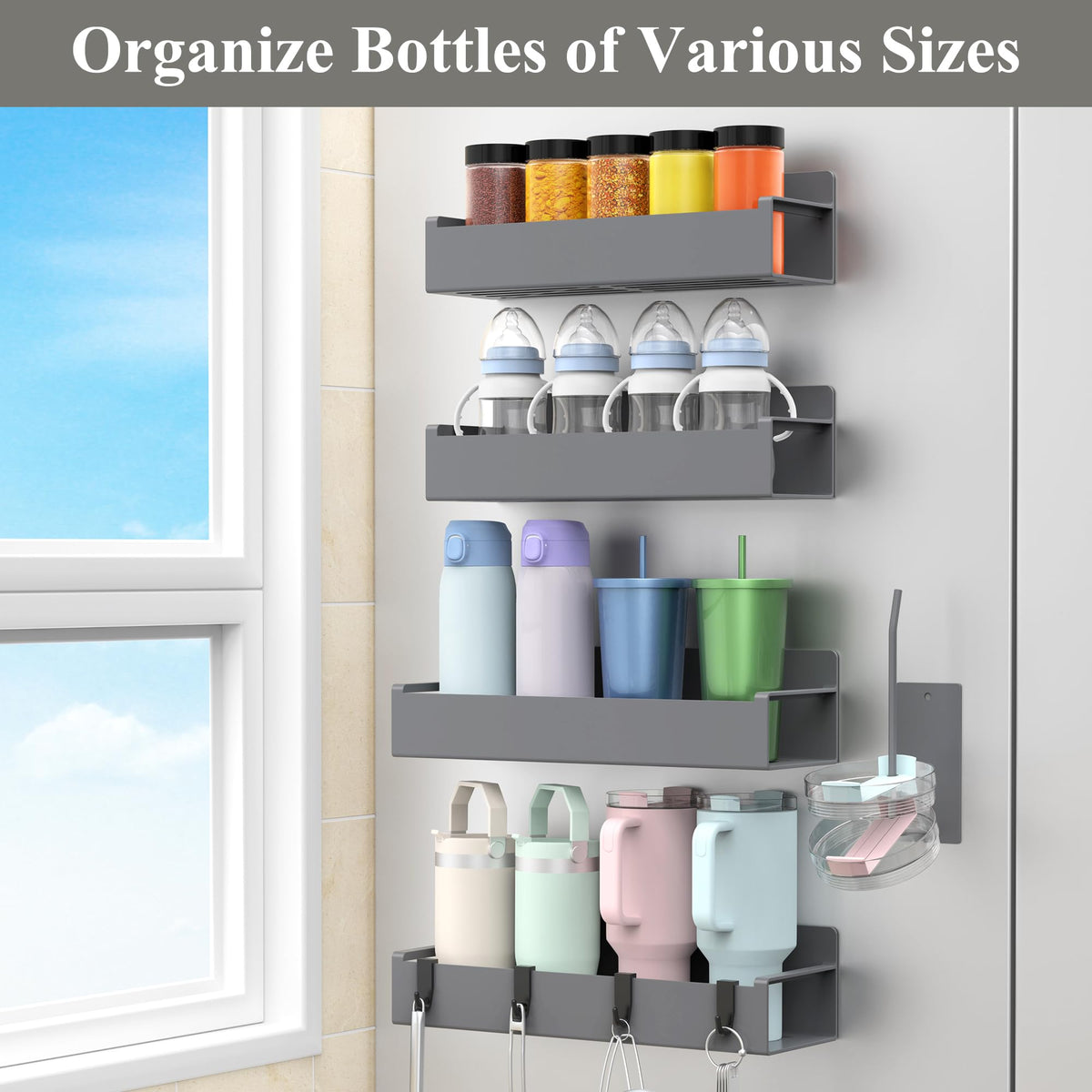HuggieGems space-saving solution ideal for small kitchens and dorm rooms