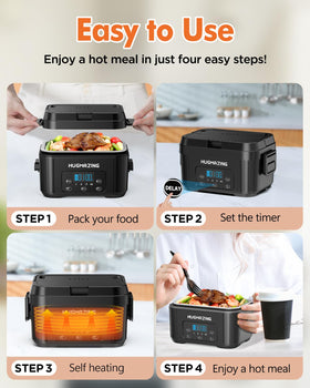 Hugmazing 12-liter container highlights generous capacity for meals