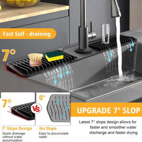 Customizable faucet hole on Hugro Tarfive provides a snug, leak-proof seal.
