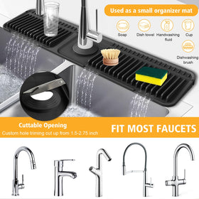 Premium Hugro Tarfive silicone is non-porous and quick-drying for easy cleaning.