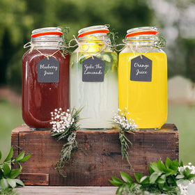 Huichuiero 2-pack large glass pickle jars ideal for fermenting veggies.