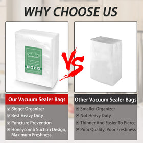 HUISPARK heavy-duty bags withstand sealing forces for lump-free sous vide prep.